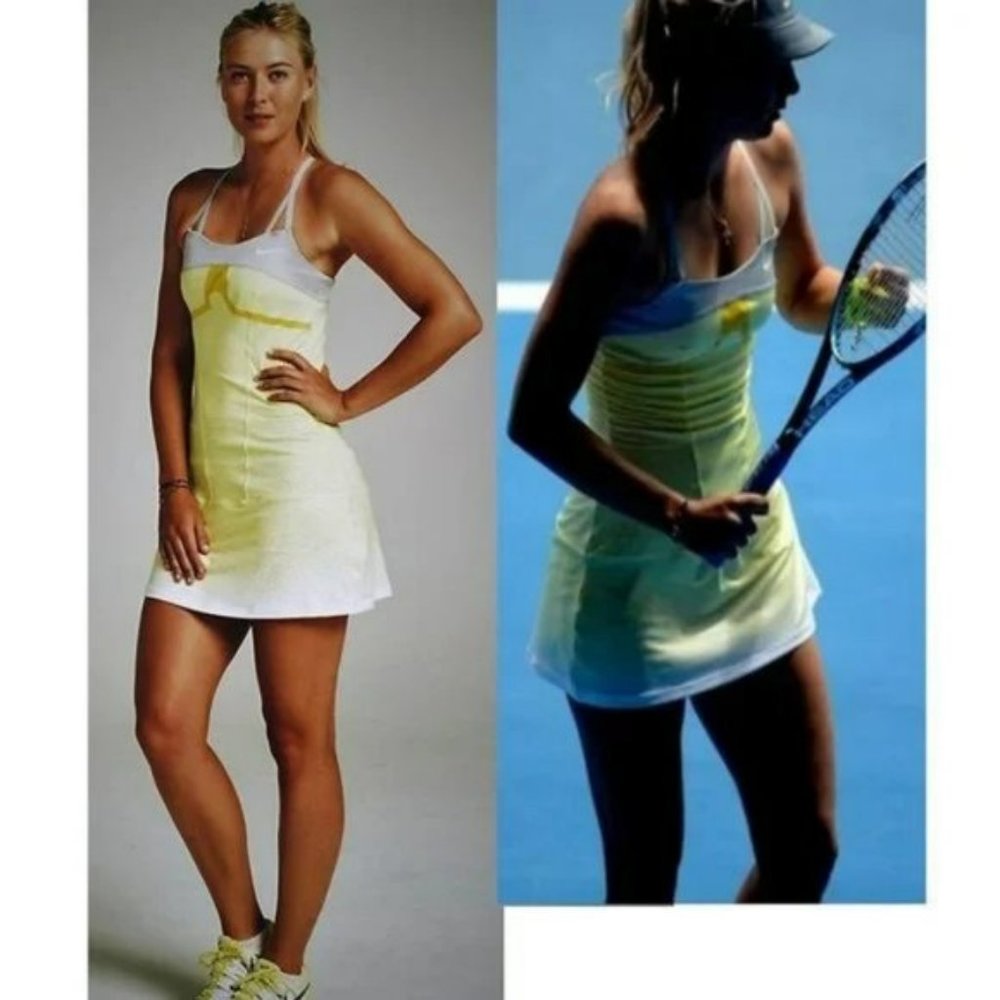 Nwt Nike Maria Sharapova Tennis Dress w/ Bra skirt L Large